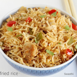 Chicken fried rice recipe | How to make chicken fried rice recipe