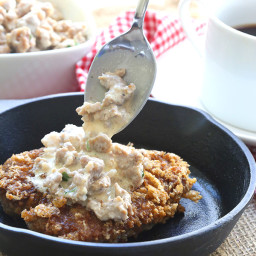 Chicken Fried Steak with Country Gravy – Primal Low Carb Kitchen Review