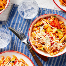 Chicken Fusilli Italiano with Roasted Vegetables