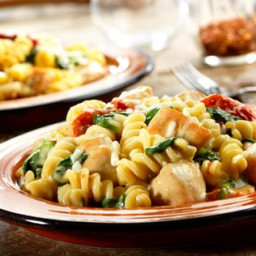 Chicken Fusilli with Spinach & Asiago Cheese