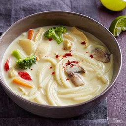Chicken-Green Curry Noodle Soup