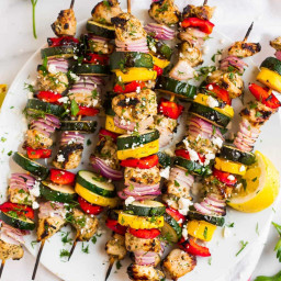 Chicken Kabobs with Vegetables – WellPlated.com