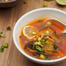 Chicken Kimchi Soup Recipe {Gluten-Free, Dairy-Free}