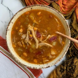 Chicken Minestrone Soup (Paleo, AIP)