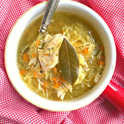Chicken Noodle-Less Soup