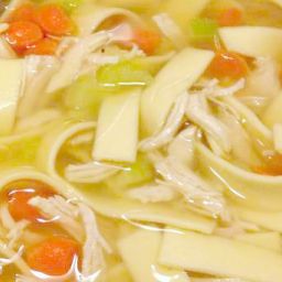 Chicken Noodle Soup....Warm and Comforting!