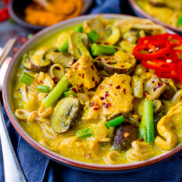 Chicken Noodle Soup with Turmeric