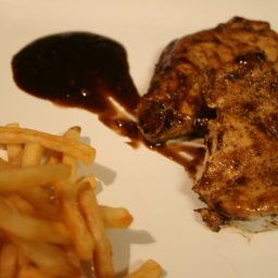 Chicken Or Steak with Balsamic Bbq Sauce