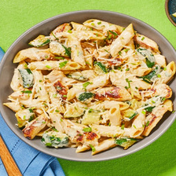 Chicken Penne Limone with Zucchini, Toasted Garlic & Fresh Herbs