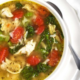 Chicken Pesto Soup