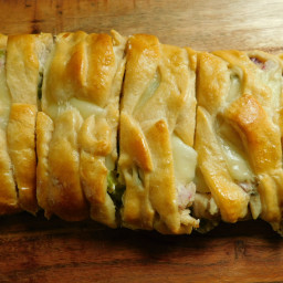 Chicken philly croissant loaf