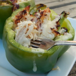 Chicken philly style stuffed peppers