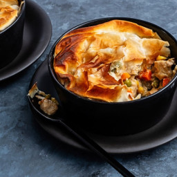  Chicken Pot Pies With Phyllo Crust 