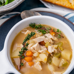 Chicken Potato Soup {Easy, Healthy Soup Recipe}