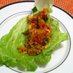 Chicken Quinoa Lettuce Wraps