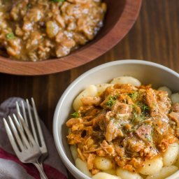 Chicken Ragù with Bacon and Fennel