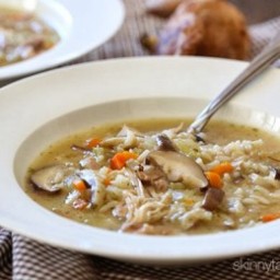 Chicken Rice Mushroom Soup