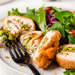Chicken Roll Ups with Broccoli and Cheese