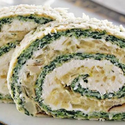 Chicken roulade with soft cheese