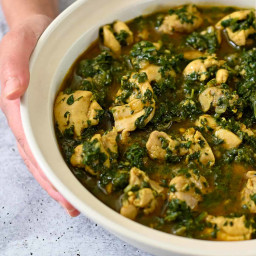 Chicken Saag (Whole30, Keto, Instant Pot)