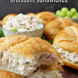 Chicken Salad Croissant Sandwiches
