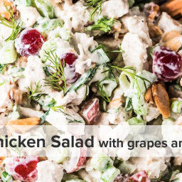 Chicken Salad Recipe with grapes and almonds