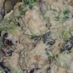 Chicken Salad with Apples, Grapes, and Walnuts