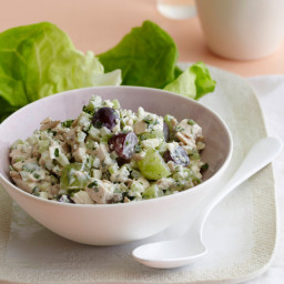 Chicken Salad with Blue Cheese and Grapes