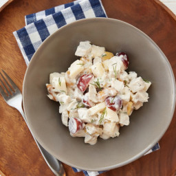 Chicken Salad with Grapes, Cashews, Apples and Fresh Dill