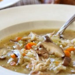 Chicken Shiitake and Wild Rice Soup