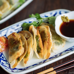 Chicken Shiso Gyoza with Yuzu Kosho & Ponzu Sauce