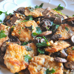 Chicken Smothered with Marsala, Mushrooms and Parsley