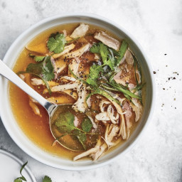 Chicken Soup with Caramelized Ginger