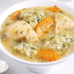 Chicken Soup with Parsley Dumplings