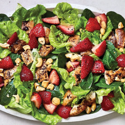 Chicken, Spinach, and Strawberry Salad Recipe