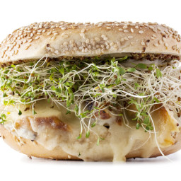 Chicken, Sprouts, and Provolone Sandwich