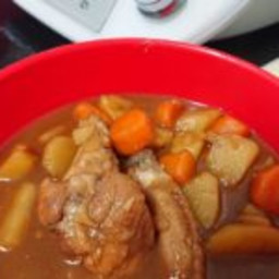 Chicken Stew with Potatoes and Carrots