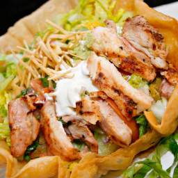 Chicken Taco Salad - FinPr