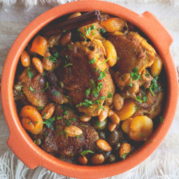  Chicken Tagine with Apricot and Almonds