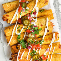 Chicken Taquitos (baked or fried) {Baked or Fried!}