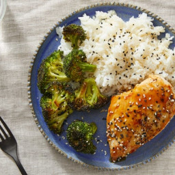 Chicken Teriyaki with Roasted Broccoli & Sesame Rice