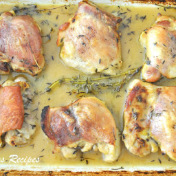 Chicken Thighs with Lemon, Garlic and Thyme