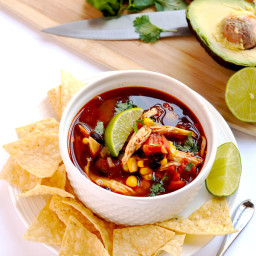 Chicken Tortilla Soup in the Instant Pot