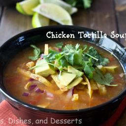 Chicken Tortilla Soup #SundaySupper