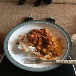 Chicken & veg curry