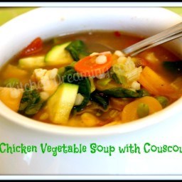 Chicken Vegetable Soup with Couscous
