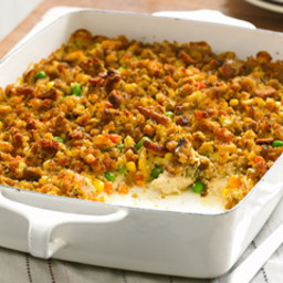 Chicken, Veggies and Stuffing - Healthy