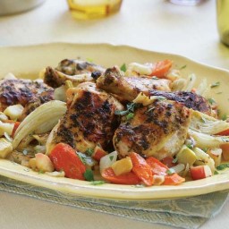 Chicken with Apples and Cider