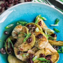 Chicken With Apples And Cranberries Recipe