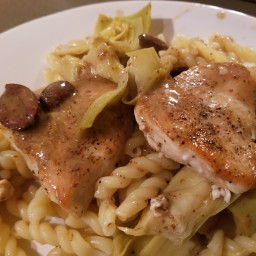 Chicken with Artichokes and Olives
